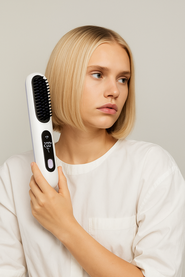 Piastra portatile e compatta liscia capelli