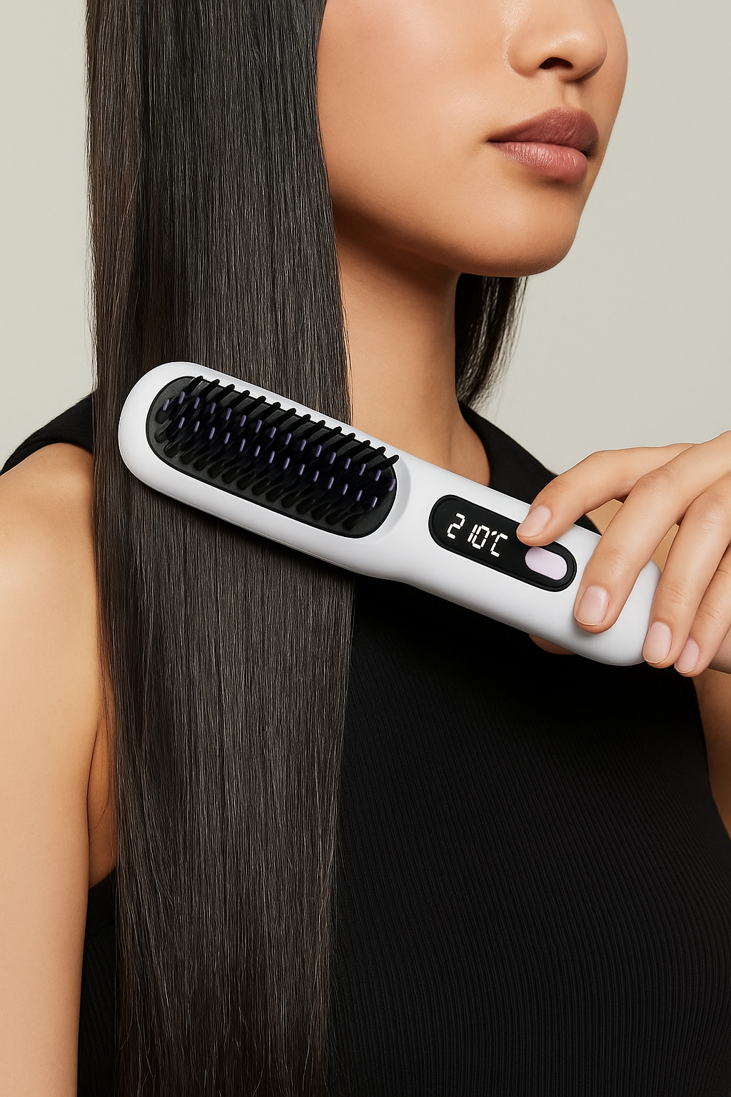 Piastra portatile e compatta liscia capelli