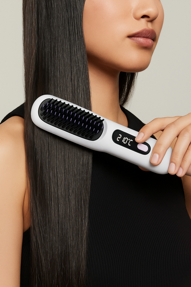 Piastra portatile e compatta liscia capelli